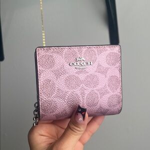 Coach Metallic Pink Women's Wallet